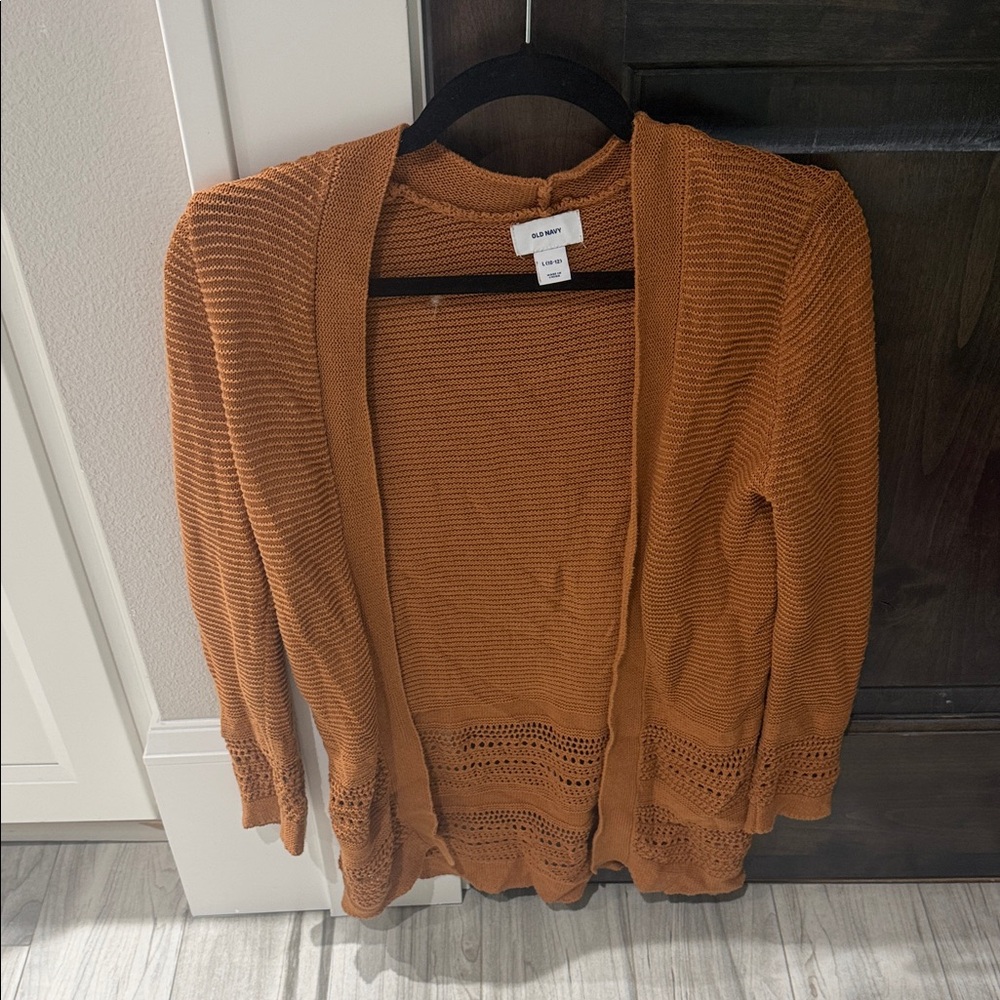 Old Navy Women's/Girls Rusty Orange color Cardigan Sweater(Ships from OR)